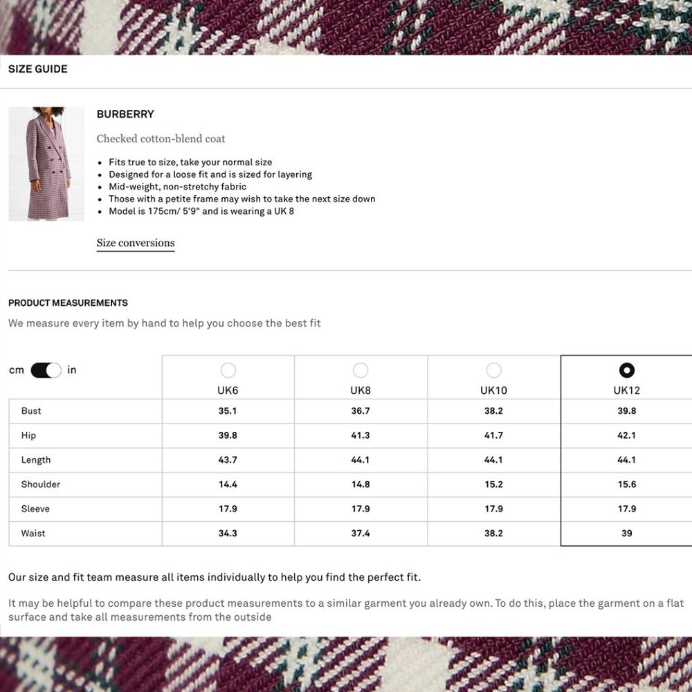 BURBERRY $3,490 NWT Authentic Double-Breasted White Purple Plaid Trench Coat 10 - Picture 12 of 16